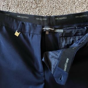 Karl Lagerfeld navy blue pants